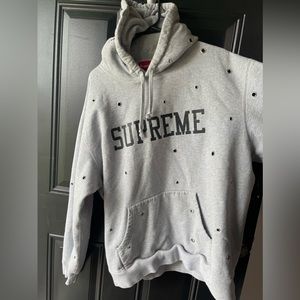 Supreme hoodie. Used gray